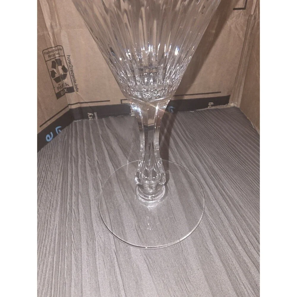 Vintage Set Of 8 Seneca 164-1 Water/Wine Glasses 7" Tall - Picture 2 of 7